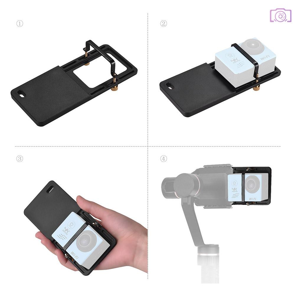 SJCAM DJI ZHIYUN Đế Gắn Camera Hành Trình Cho 6 / 5 / 4 / 3 + Yi 4k Sjcam For Dji Osmo Mobile 2 Zhiyun Smooth 4 F