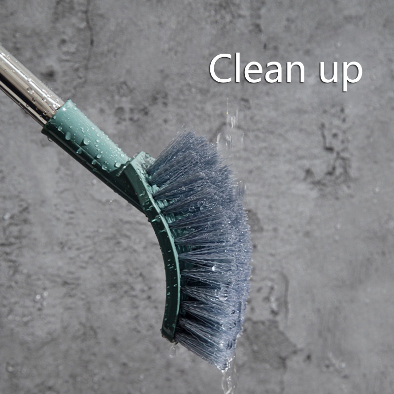 Bàn Chải Vệ Sinh Toilet Tay Cầm Dài Bằng Nhựa Chống Trượt Tiện Dụng