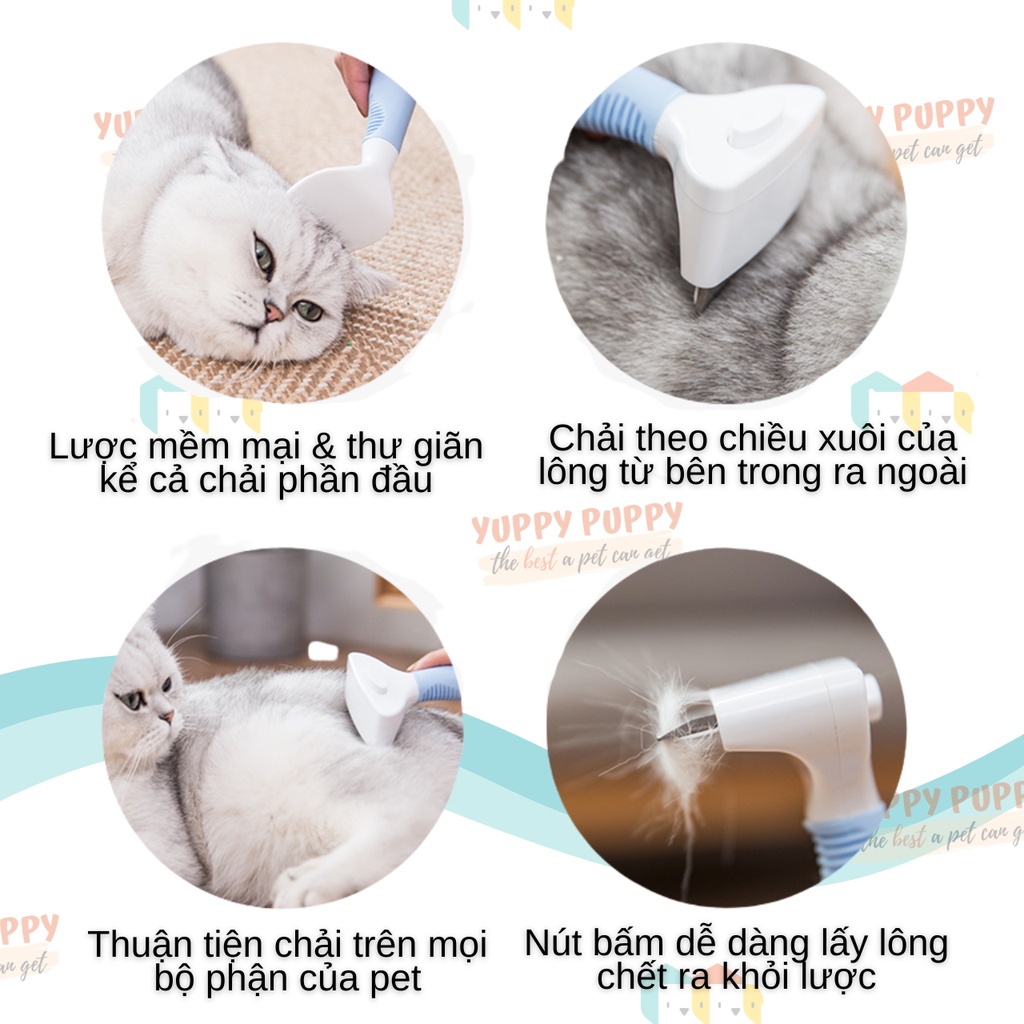 Zeze Lược chải lông cho chó mèo/ thú cưng