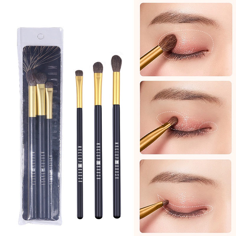 Set 3 cọ trang điểm mắt SUAKE cao cấp chuyên dụng