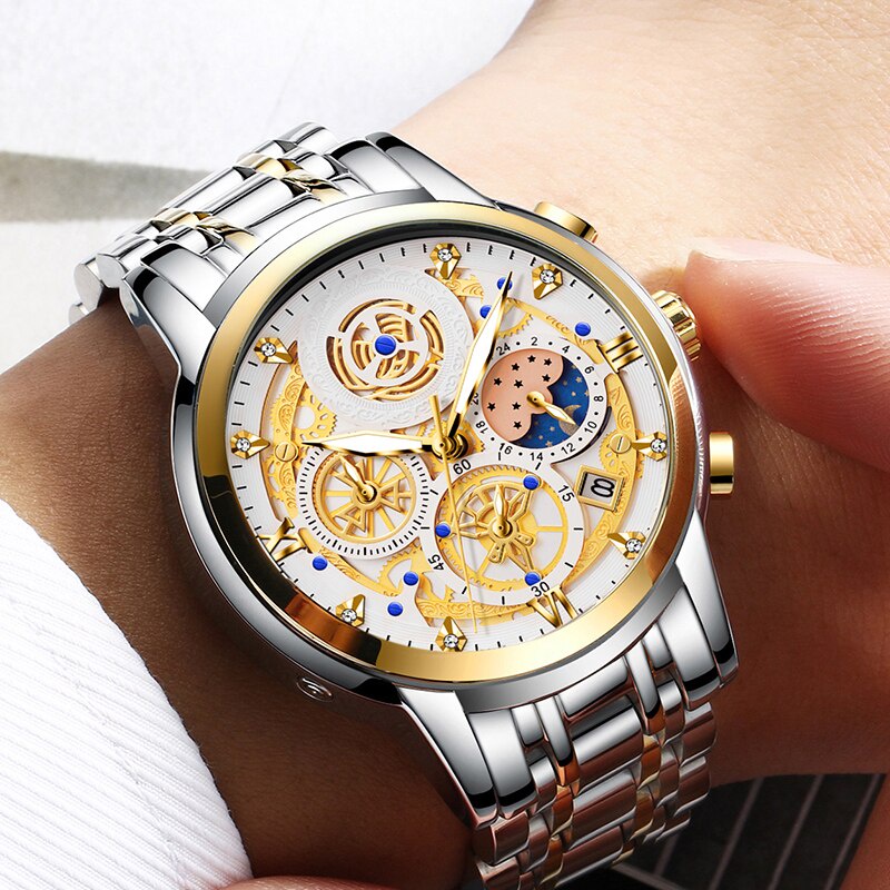 Đồng Hồ Nam Chính Hãng WISHDOIT TD5 Dây Thép Cao Cấp Có Lịch Ngày Đẹp Đẳng Cấp Giá Rẻ | BigBuy360 - bigbuy360.vn