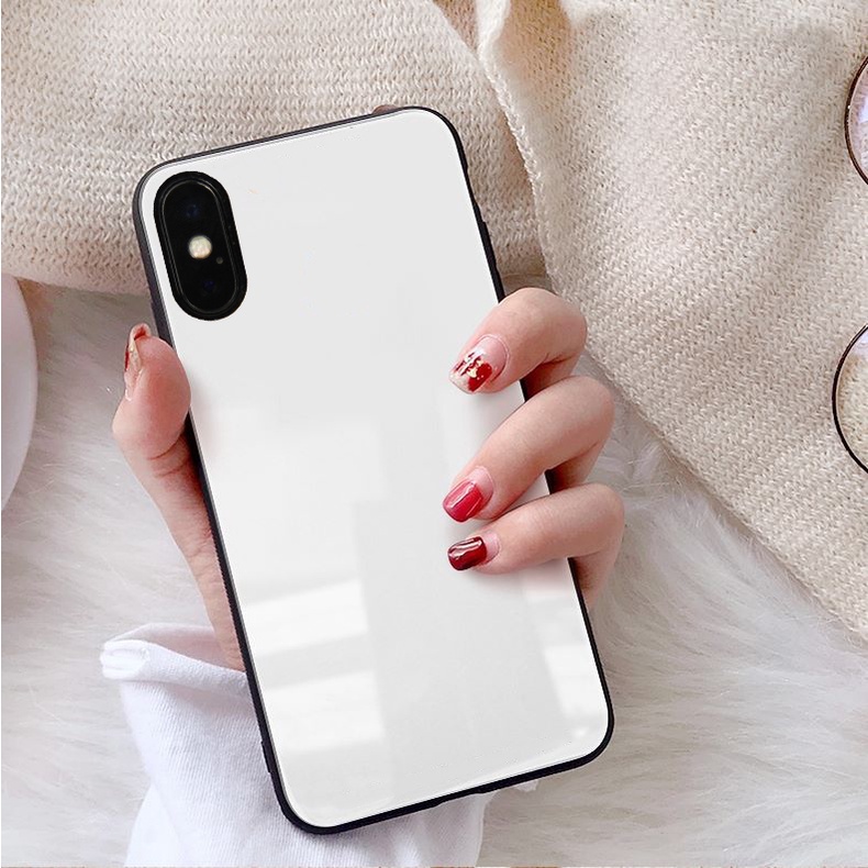 Ốp Lưng IPHONE X, XS, XS MAX,XR Mặt kính gương sáng bóng cao cấp