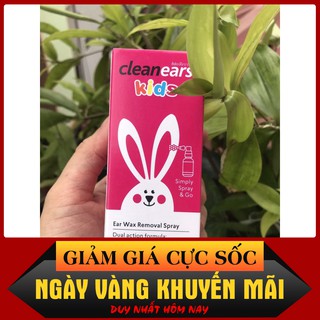 Xả hàng xịt tan ráy tai cho bé cleanears kids 30ml $$$