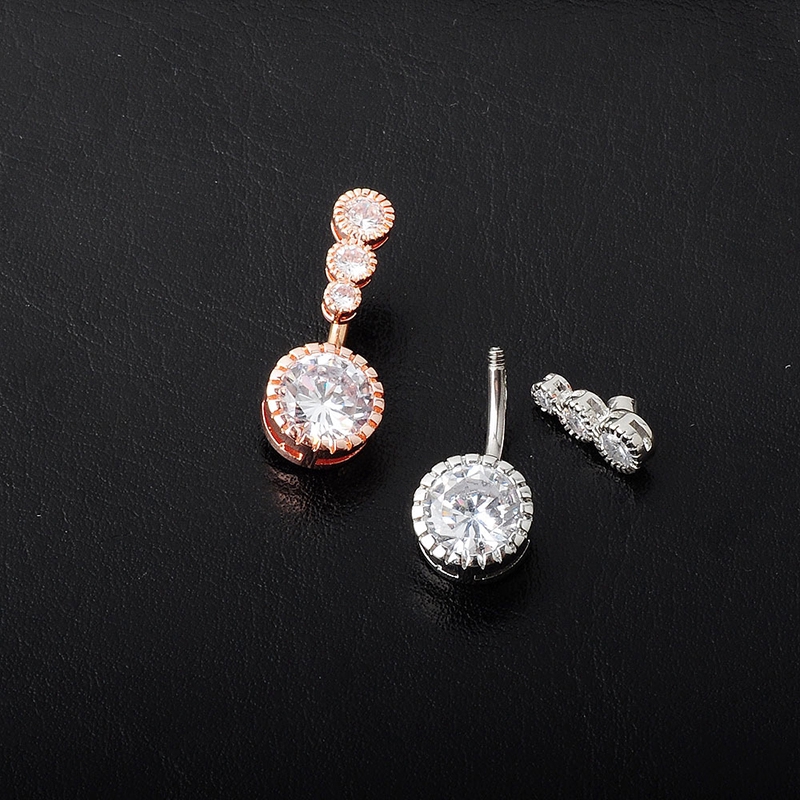 1 Khuyên Rốn Đính Đá Thời Trang Gợi Cảm