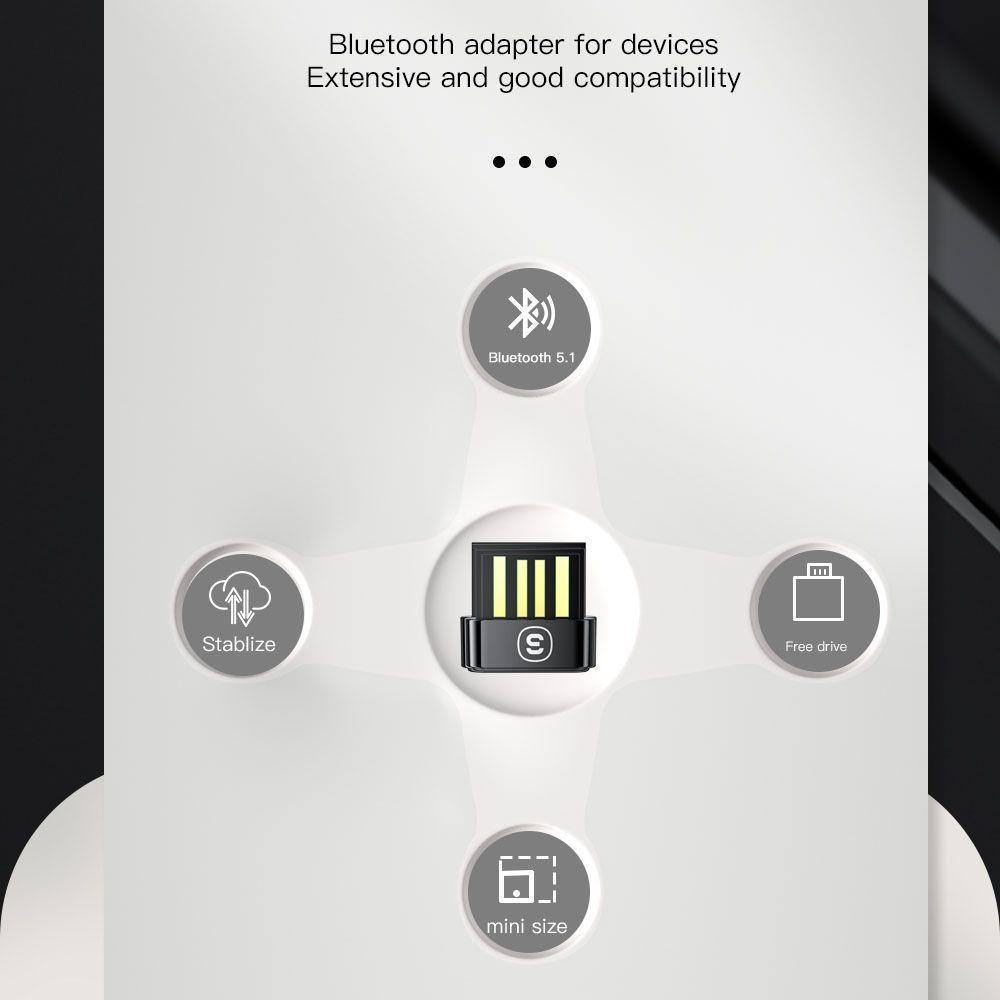 Usb Nhận Tín Hiệu Bluetooth 5.1 Cho Laptop