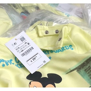Áo nỉ da cá Mickey cho bé