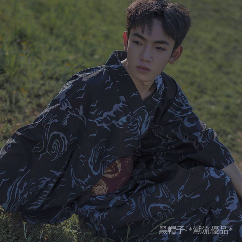 Áo Kimono Cách Tân Phong Cách Nhật Bản Thời Trang Cho Nam | BigBuy360 - bigbuy360.vn