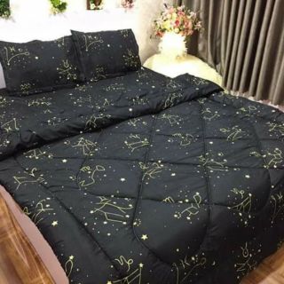 Set chăn phao ga gối poly cotton