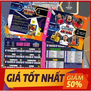 Bìa album Match attax size poca 2020/2021 (20/21) [ BÌA ALBUM IN KHÔNG RUỘT]