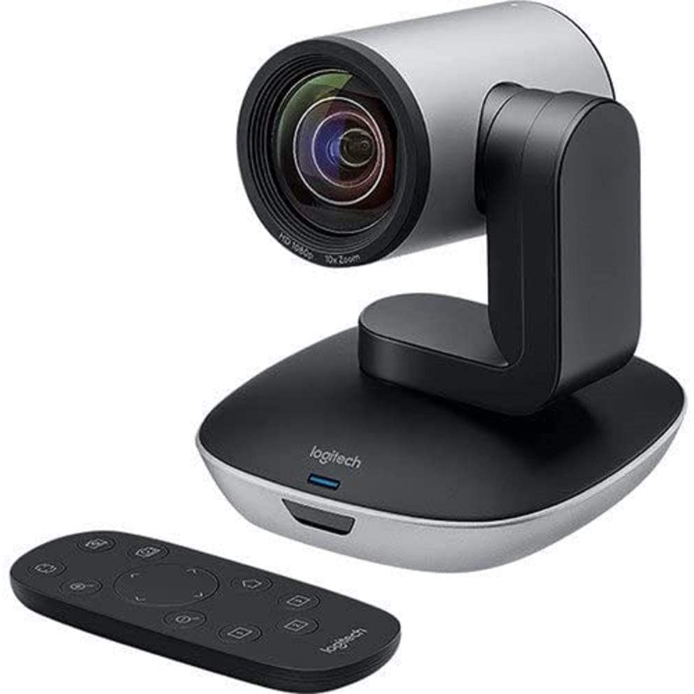 Thiết Bị Ghi Hình/ Webcam Logitech PTZ Pro 2, Truyền Phát Video HD 1080P Với Tính Năng Quét Ngang, Nghiên &  Thu Phóng