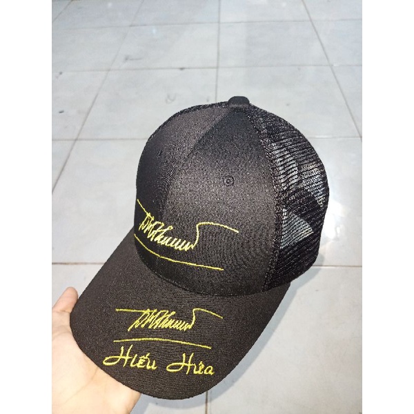 Nón Lưỡi Trai, Nón Kết Nam Nữ Phối Lưới Thêu Chữ Thêu Logo Theo Yêu Cầu