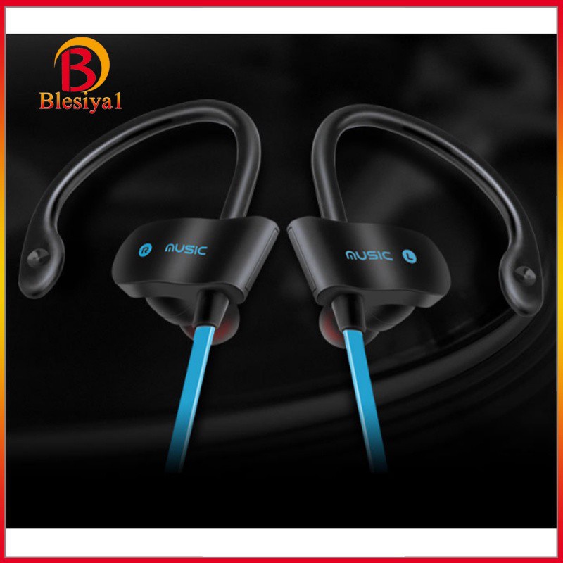 [BLESIYA1] Sports Wireless Bluetooth Headphones Headset for Running Gym Home Black
