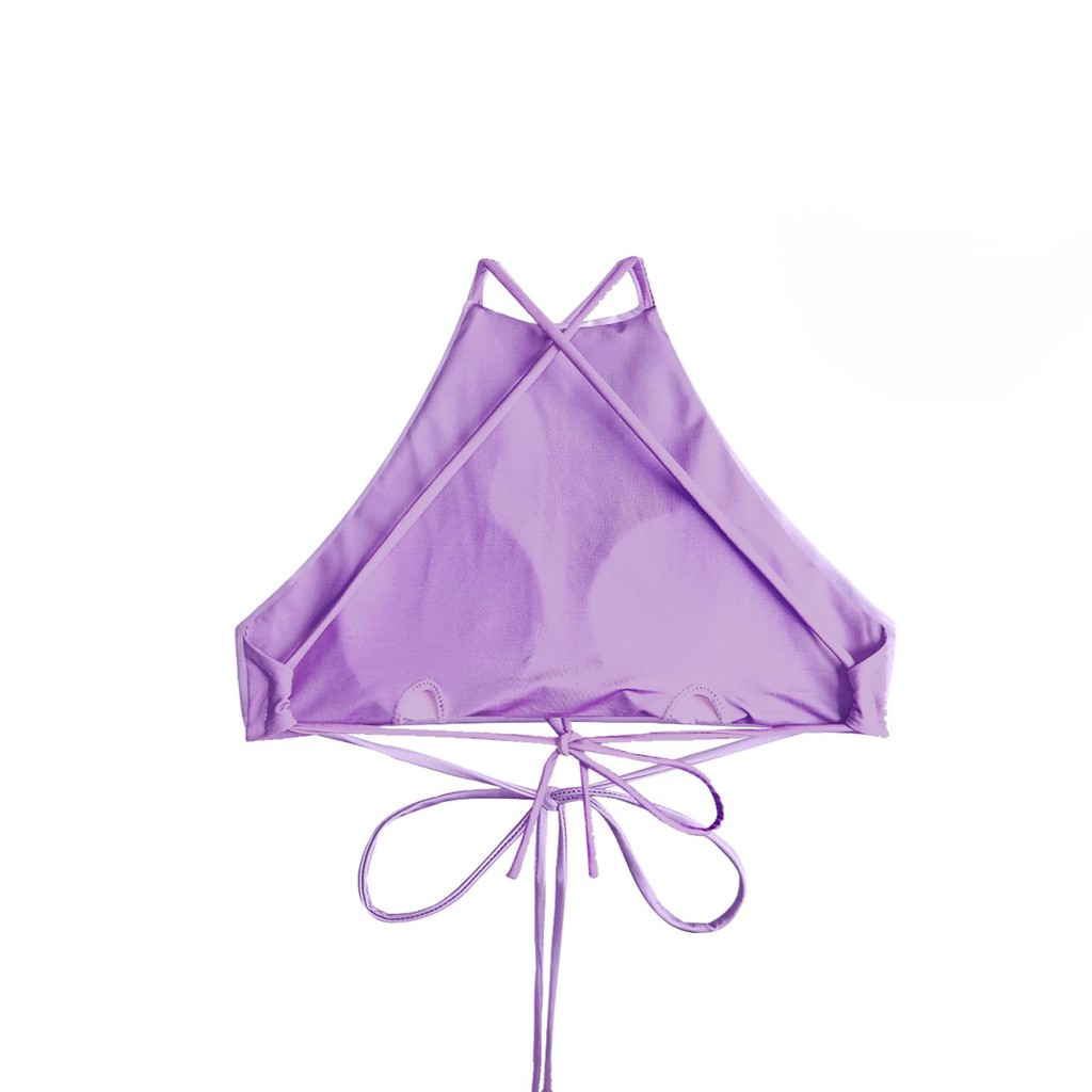Áo bơi lẻ BOLD BIKINI dáng yếm màu tím | BigBuy360 - bigbuy360.vn
