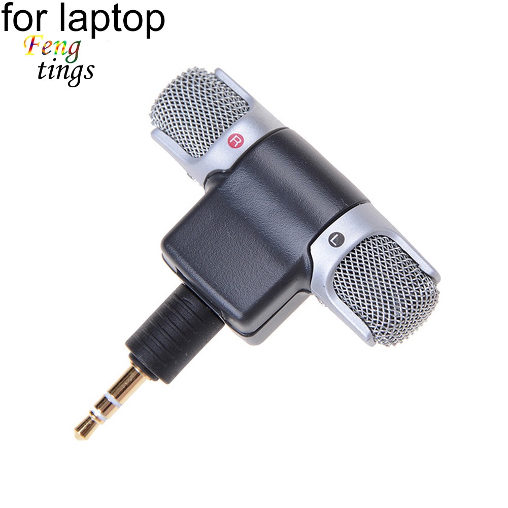 Microphone ghi âm mini 3.2mm cho điện thoại laptop pc