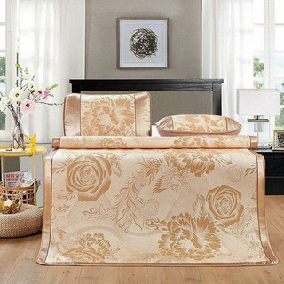 CHIẾU LỤA ĐIỀU HÒA MÁT MẺ [TẶNG KÈM 2 VỎ GỐI]