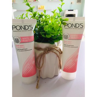 Sữa Rửa Mặt Trắng Hồng Pond’s White Beuty tuýp 50g