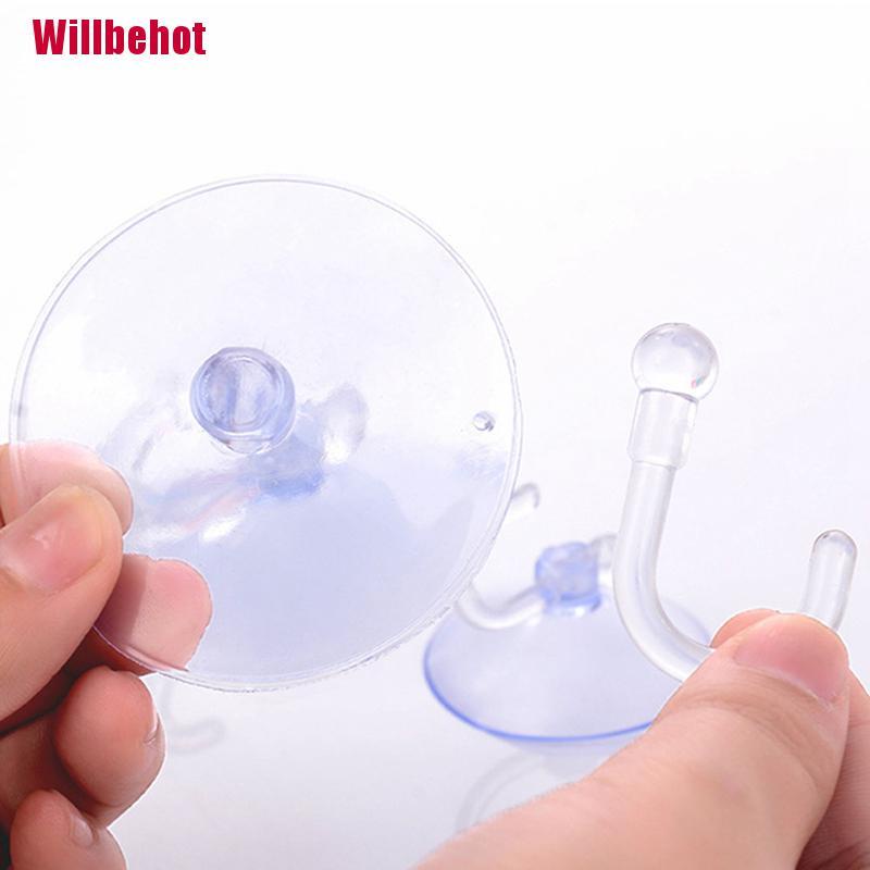 Móc Treo Đồ Gắn Tường Trong Suốt Có Giác Hút Tiện Dụng Cho Nhà Bếp