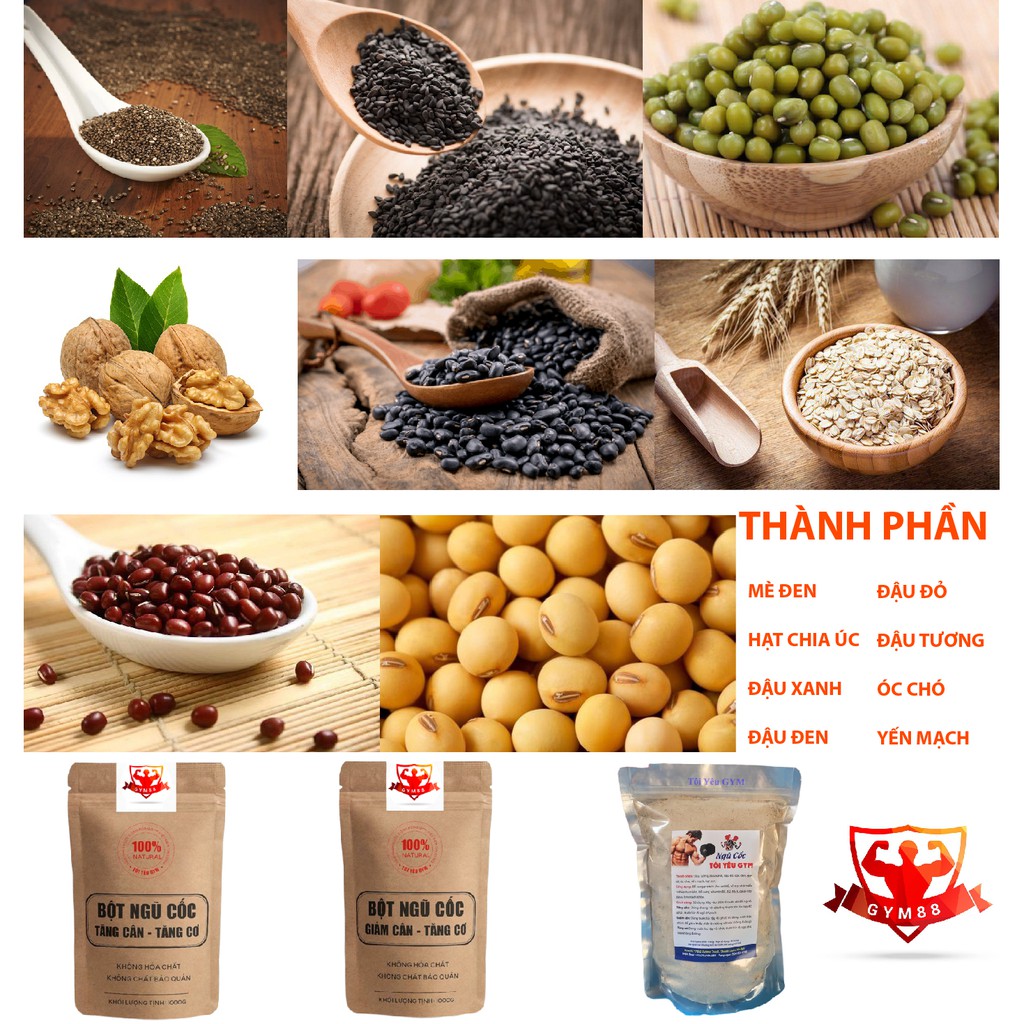 Bột Đậu Hỗ Trợ Tập Gym