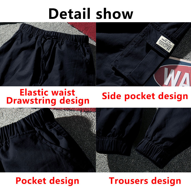 Quần Jogger Cotton Size Lớn Thời Trang Cho Nam M-5Xl