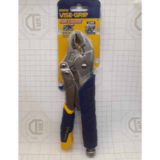 Kiềm bấm mỏ cong 10" irwin vise-grip bọc nhựa