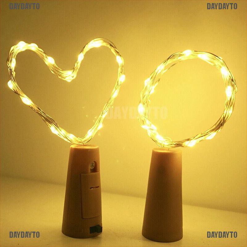 DAYDAYTO 1x bottle light fairy lights wine bottles LED cork bottle 1M 2M 10 20 LED [376PH]