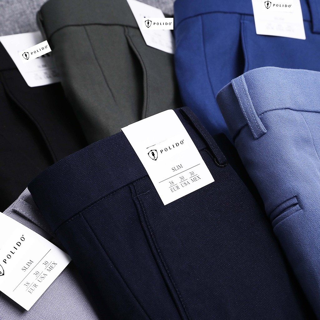 Quần Âu Nam Chất Vải Dày Dặn Giữ Form Chuẩn Cực Bền, Phong Cách Công Sở Lịch Lãm - POLIDO | BigBuy360 - bigbuy360.vn