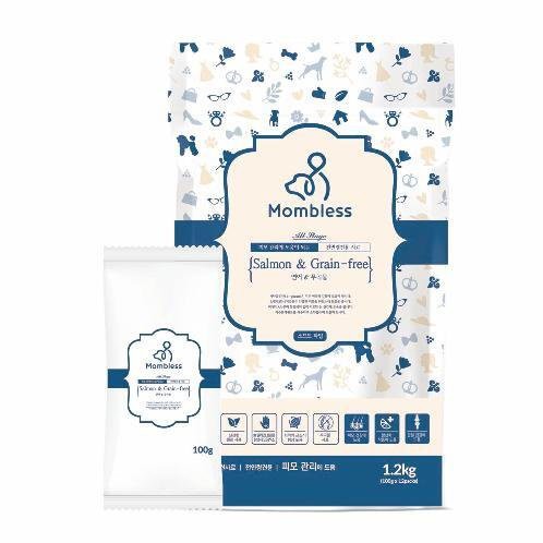 Thức ăn chó hạt mềm mombless 1.2kg