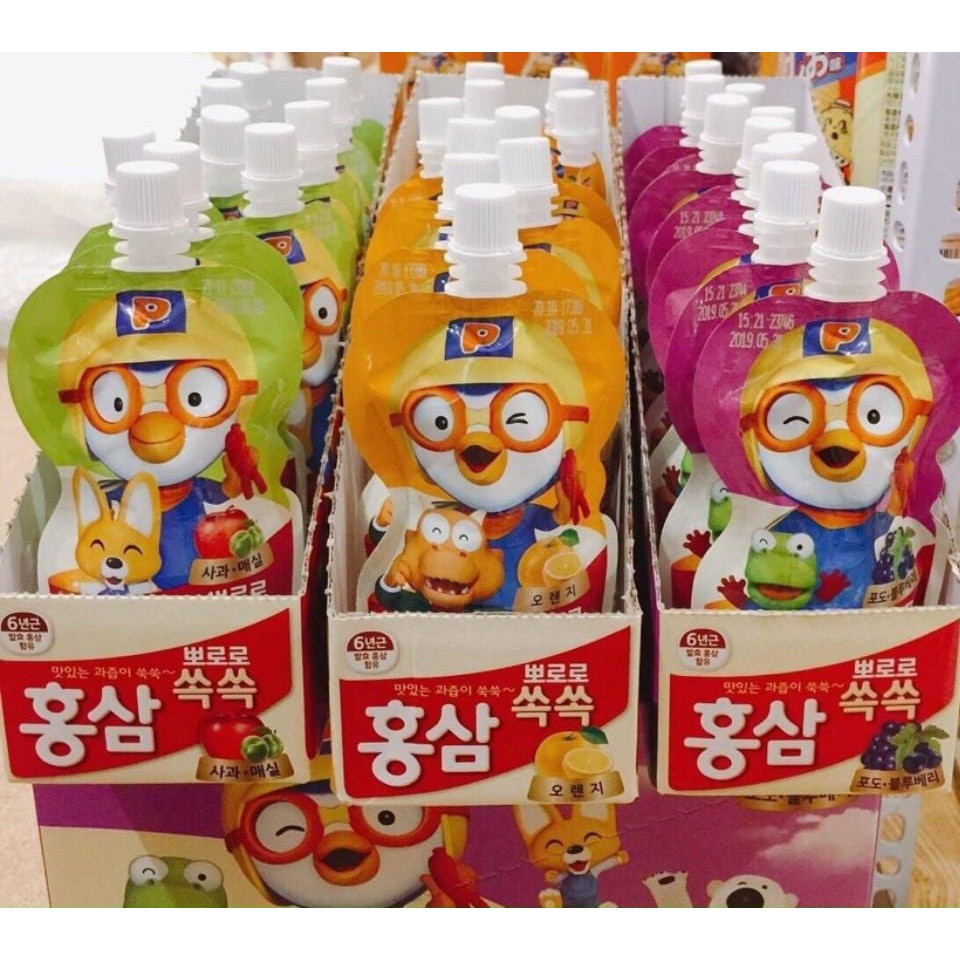 [TRANG ANH KOREA]  NƯỚC SÂM 100ML PALDO PORORO (ĐỦ VỊ) | BigBuy360 - bigbuy360.vn