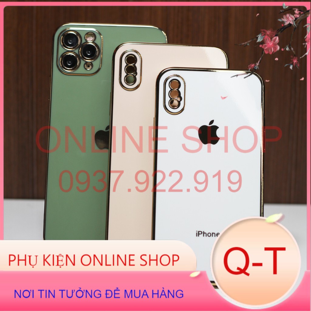 Ốp lưng iphone viền vuông giả iphone 12 cao cấp 6/6plus/6s/6s plus/6/7/7plus/8/8plus/x/xs/xs max/11/11 pro/11 promax