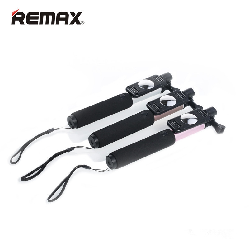 REMAX P5 Aluminium Selfie Stick Monopod Wired Selfi Self Stick Extendable Handheld Shutter for iPhone Android Huawei