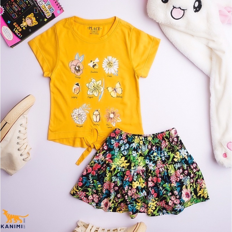 Bộ Place kèm chân váy cho bé