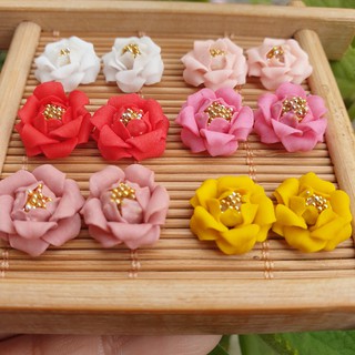 Hoa hồng bi - Hoa bột đính móng 10HB