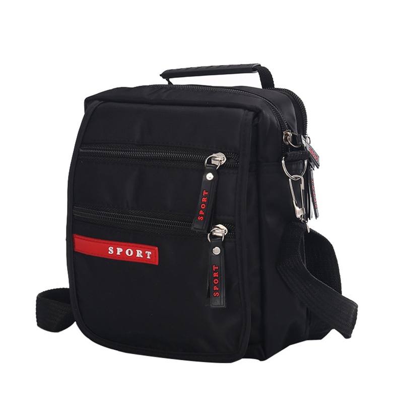 Túi Đeo Chéo Thể Thao Màu Đen Sáng Tạo