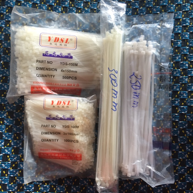 Nạt nhựa- dây thít : 100mm,150mm,250mm,300mm(túi 100g)