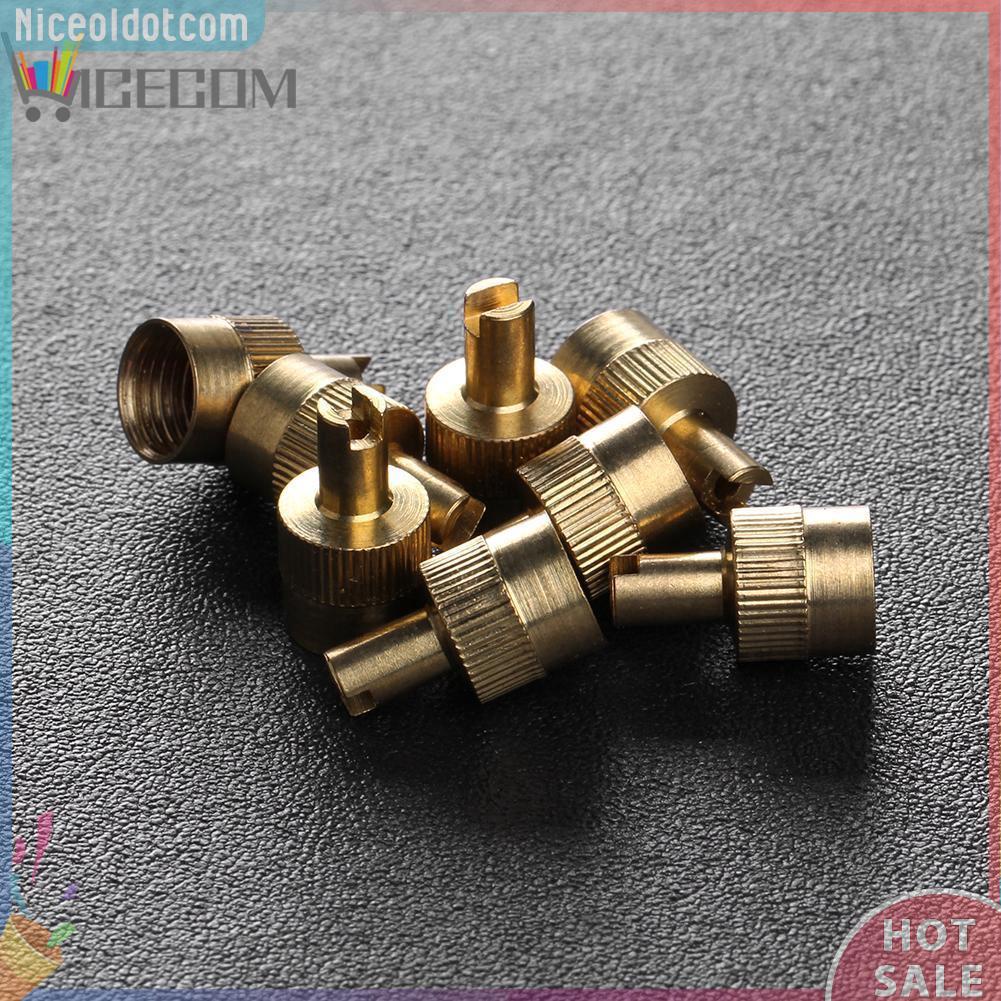 8 nắp van có rãnh với lõi dùng thay bánh xe cho xe hơi xe máy