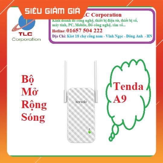 Bộ tiếp nối sóng WI-Fi Tenda A9 tốc độ 300Mbps (Trắng) Kích sóng