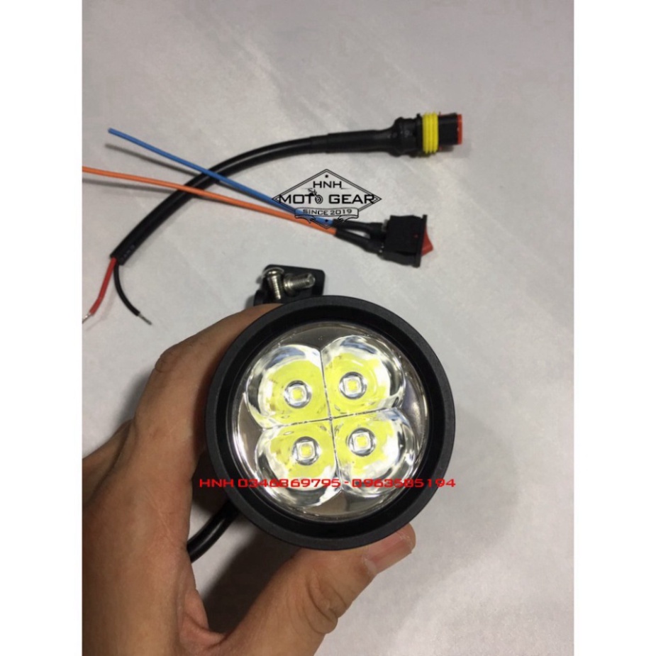 Đèn Trợ Sáng I4X Siêu Sáng - Tặng Công Tắc