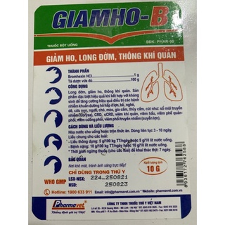 Hỗ trợ đường hô hấp 10g