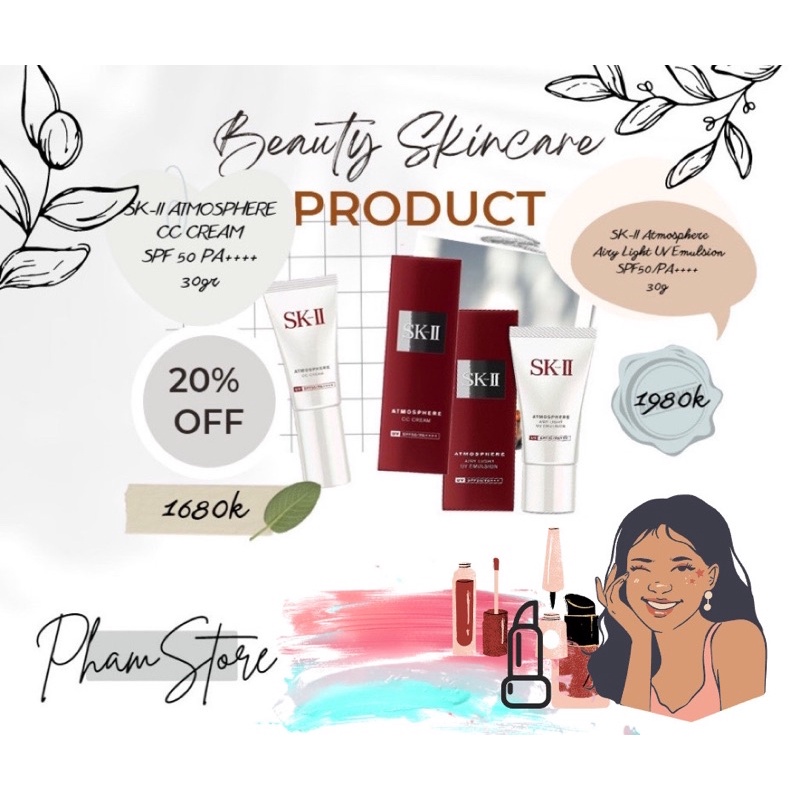 SALE Hàng Sẵn Ship Kem Chống Nắng SKII SPF50PA++++ 30g Hàng Nhật Nội Địa