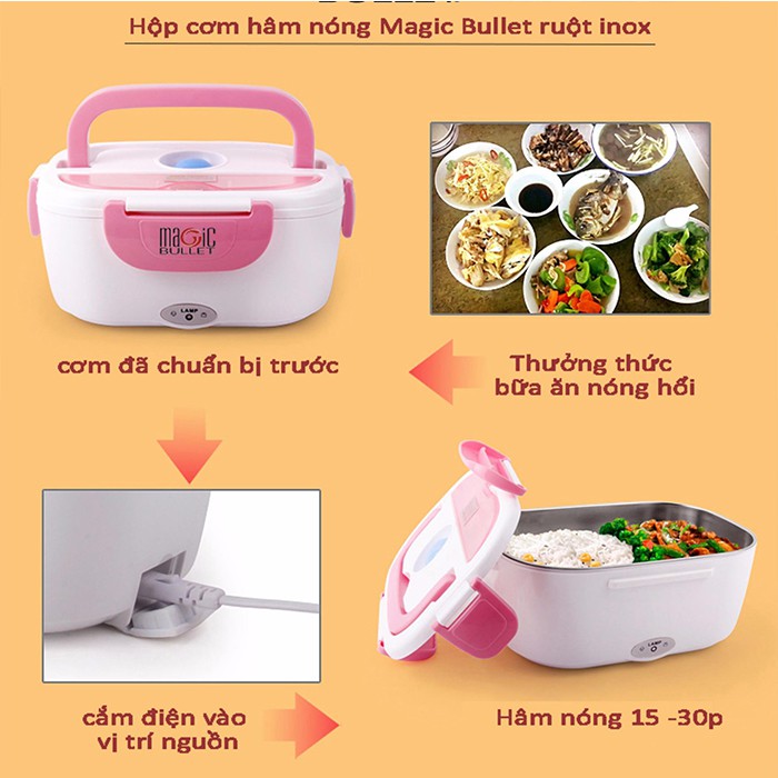 Hộp cơm hâm nóng tự động Magic Bulet