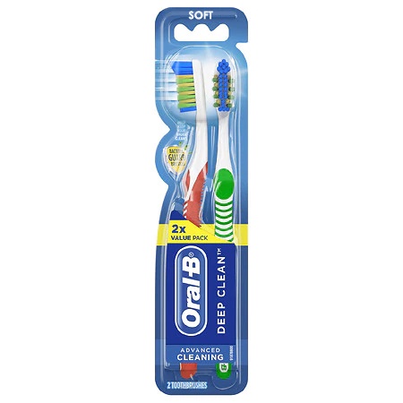 [HÀNG MỸ] Set 2 bàn chải đánh răng Oral-B Complete Deep Clean Toothbrush Soft