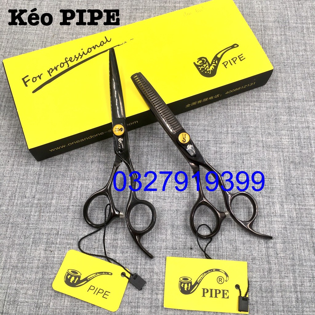 [Free Ship] Kéo cắt tóc cao cấp NHẬT PIPE 6.0in