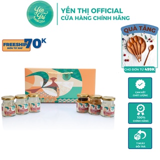 Yến thị - gói quà tặng 6 hũ đủ vị - yến sào khánh hòa chưng sẵn - ảnh sản phẩm 1