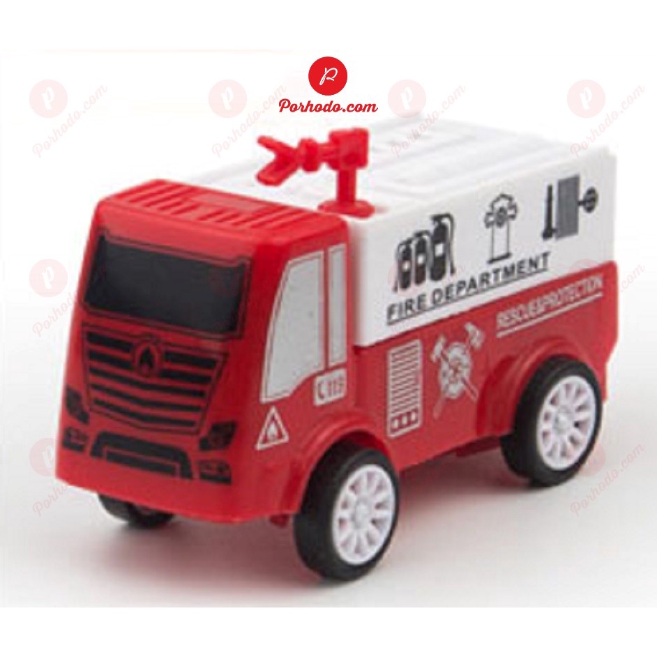 Mô hình ô tô đồ chơi xe cứu hỏa cho bé chất liệu nhựa an toàn, đẹp, sắc sảo KB216107