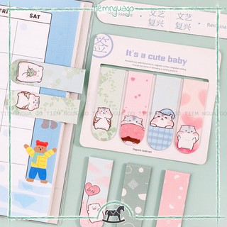 Set 4 Bookmark Nam Châm - Tiệm Ngựa Gỗ