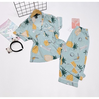 Bộ lanh lửng pyjama 45-63kg