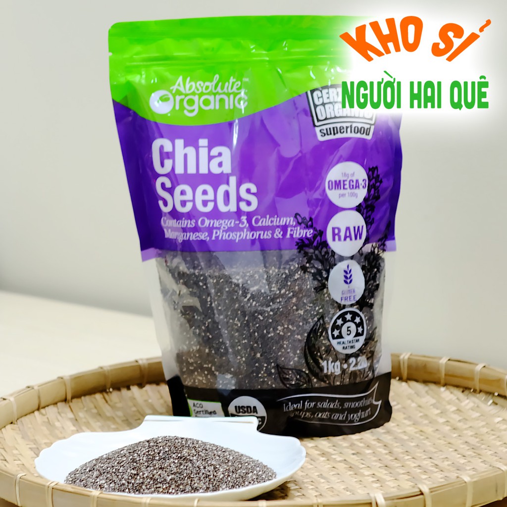 Hạt chia Úc 1kg/ 500g GIÁ SỈ 💰 KHO SỈ NGƯỜI HAI QUÊ - HAI QUÊ FOODS