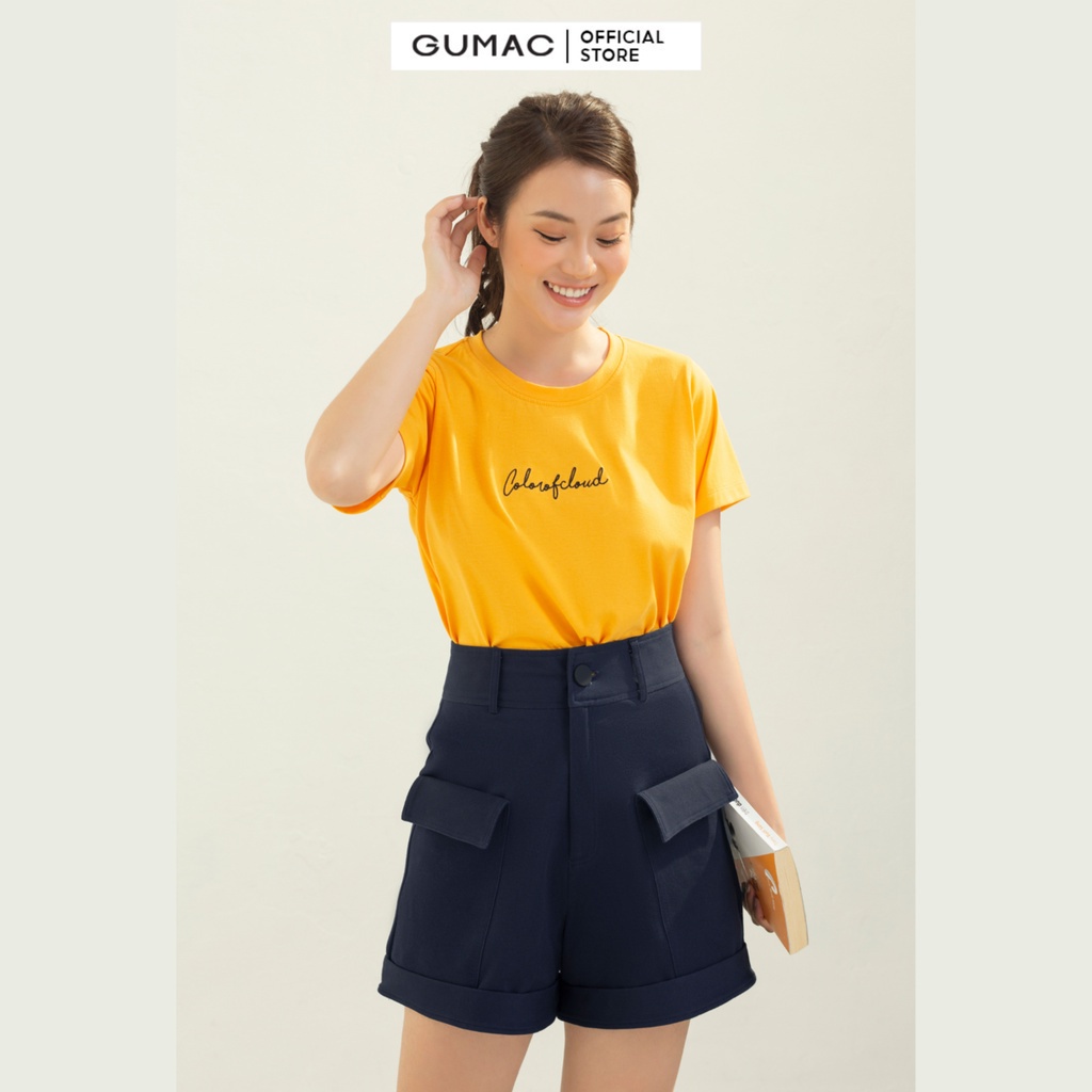 [Mã WABRGUM giảm 10% tối đa 30K đơn 99K] Quần short nữ túi hộp thời trang GUMAC QC03061