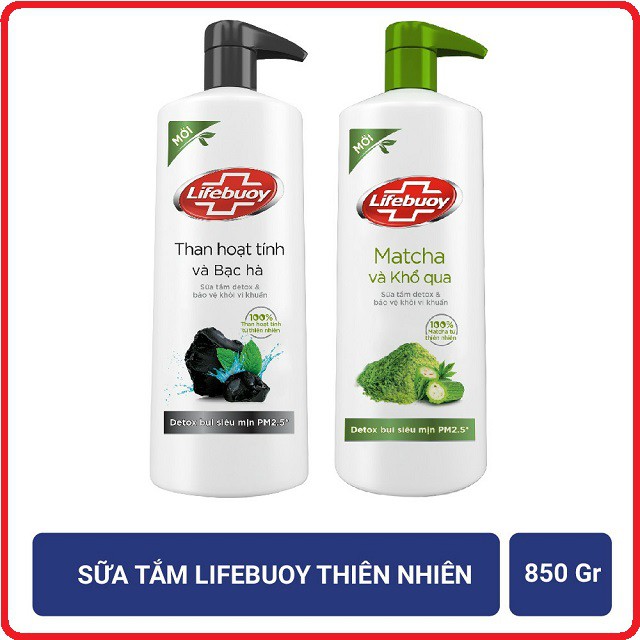 Sữa tắm Lifebuoy Detox và Bảo vệ khỏi vi khuẩn 850gr (Chai) | BigBuy360 - bigbuy360.vn