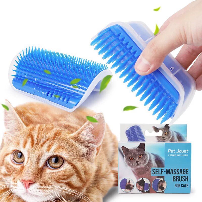 Bàn gãi ngứa lấy lông rụng gắn tường cho mèo kèm capnit - Phụ kiện thú cưng L05